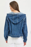 RISEN Basic Denim Jacket with Hoodie  Style Ratio
