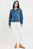 RISEN Basic Denim Jacket with Hoodie  Style Ratio