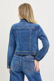 RISEN Basic Fitted Button Down Denim Jacket  Style Ratio