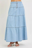 RISEN High Rise Ruffle Long Skirts  Style Ratio