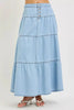 RISEN High Rise Ruffle Long Skirts  Style Ratio