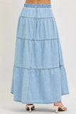 RISEN High Rise Ruffle Long Skirts  Style Ratio