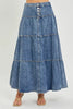 RISEN High Rise Ruffle Long Skirts  Style Ratio
