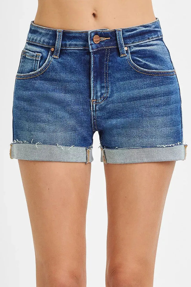 RISEN Low Rise Cuffed Shorts  Style Ratio