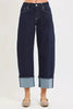 RISEN Slouchy Crop Barrel Cuffed Hem Jeans  Style Ratio