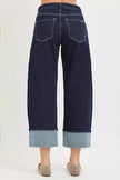 RISEN Slouchy Crop Barrel Cuffed Hem Jeans  Style Ratio
