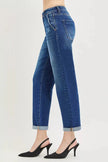 RISEN Slouchy Cropped Boyfriend Jeans with Cuffed Hem  Style Ratio