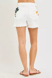RISEN Tummy Control High Rise Flower Printed Shorts  Style Ratio