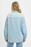 RISEN Western Yoke Style Relaxed Fit Denim Shirts  Style Ratio