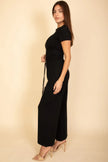 Relaxed Fit Top And Wide-leg Pants Set  Style Ratio