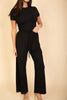 Relaxed Fit Top And Wide-leg Pants Set  Style Ratio
