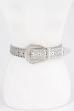 Rhinestone Metal Studded Multi Metal Belt  Style Ratio