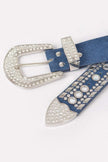 Rhinestone Metal Studded Multi Metal Belt  Style Ratio