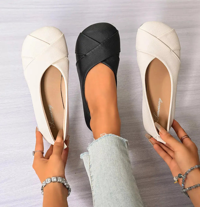 Round Toe Slip-Ons  Style Ratio