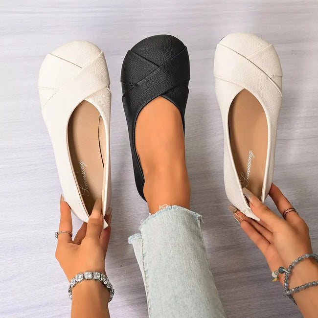 Round Toe Slip-Ons  Style Ratio