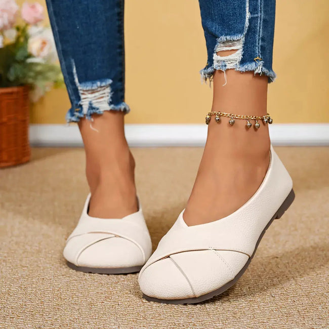 Round Toe Slip-Ons  Style Ratio
