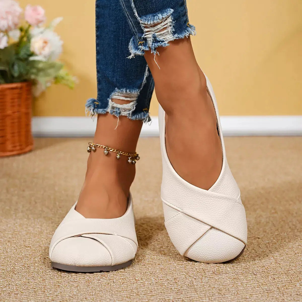 Round Toe Slip-Ons  Style Ratio