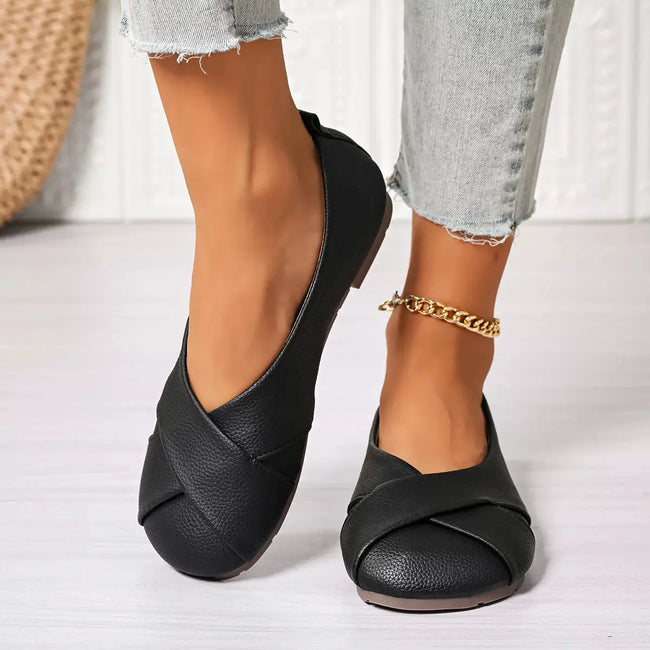 Round Toe Slip-Ons  Style Ratio