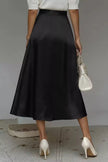Satin A-Line Midi Skirt  Style Ratio