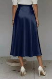 Satin A-Line Midi Skirt  Style Ratio
