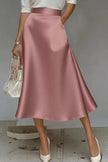 Satin A-Line Midi Skirt  Style Ratio