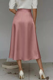Satin A-Line Midi Skirt  Style Ratio