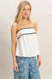 Sleeveless Babydoll Top  Style Ratio