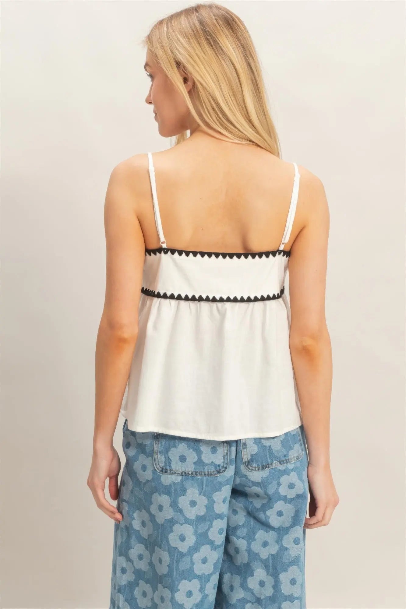 Sleeveless Babydoll Top  Style Ratio