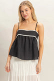 Sleeveless Babydoll Top  Style Ratio