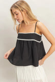 Sleeveless Babydoll Top  Style Ratio