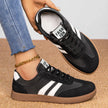 Soft and Lightweight Striped Training Sneakers  Style Ratio