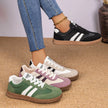 Soft and Lightweight Striped Training Sneakers  Style Ratio