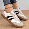 Soft and Lightweight Striped Training Sneakers  Style Ratio