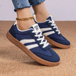 Soft and Lightweight Striped Training Sneakers  Style Ratio