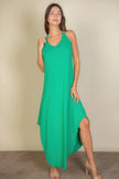 Solid Cami Double Strap Loose Fit Dress  Style Ratio
