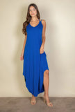 Solid Cami Double Strap Loose Fit Dress  Style Ratio