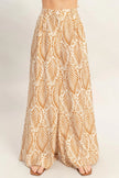 Strapless Top & Pant Print Set  Style Ratio