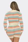 Striped Knit Loungewear Set  Style Ratio