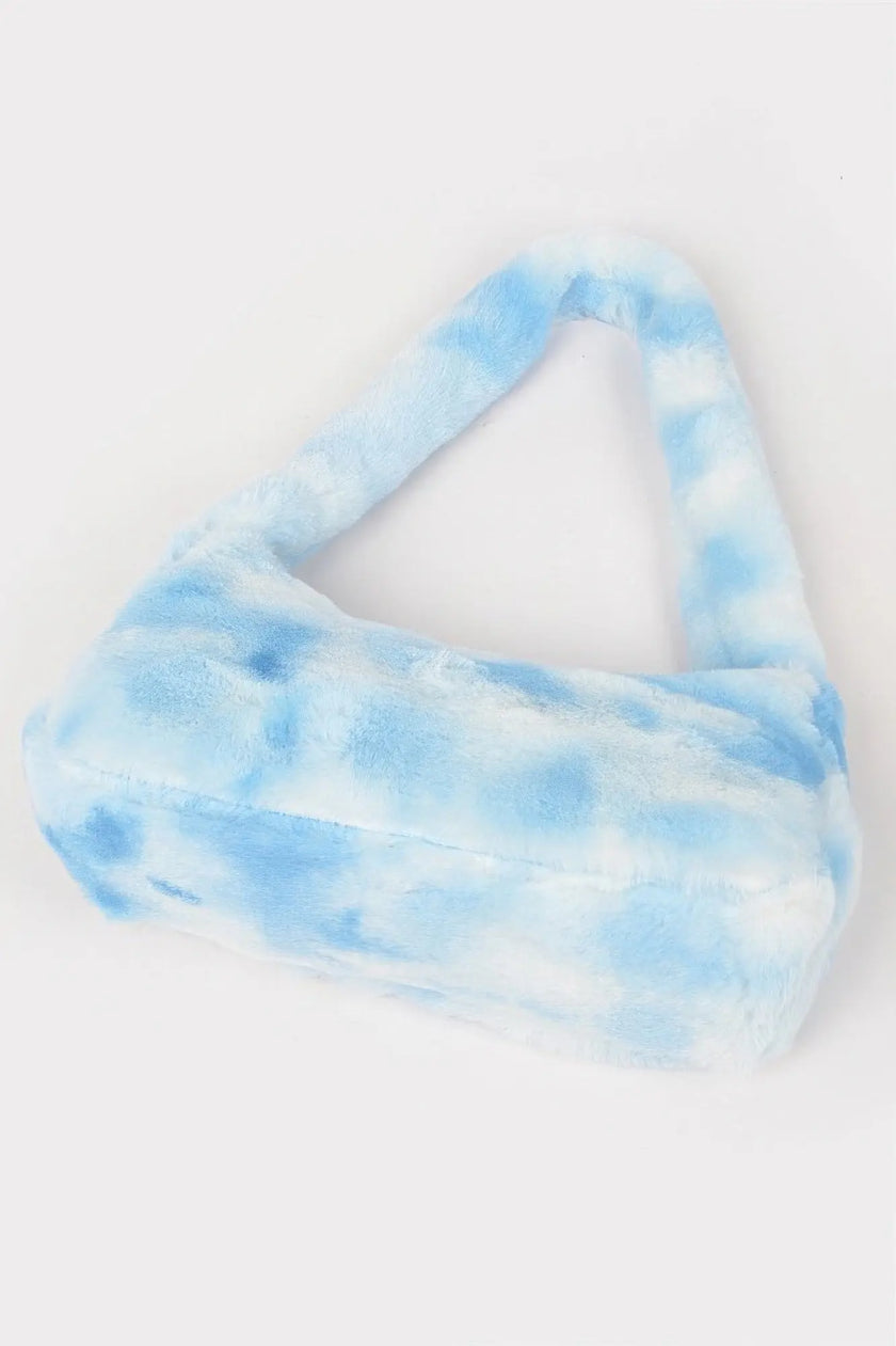 Tie Dye Fur Shoulder Bag  Style Ratio
