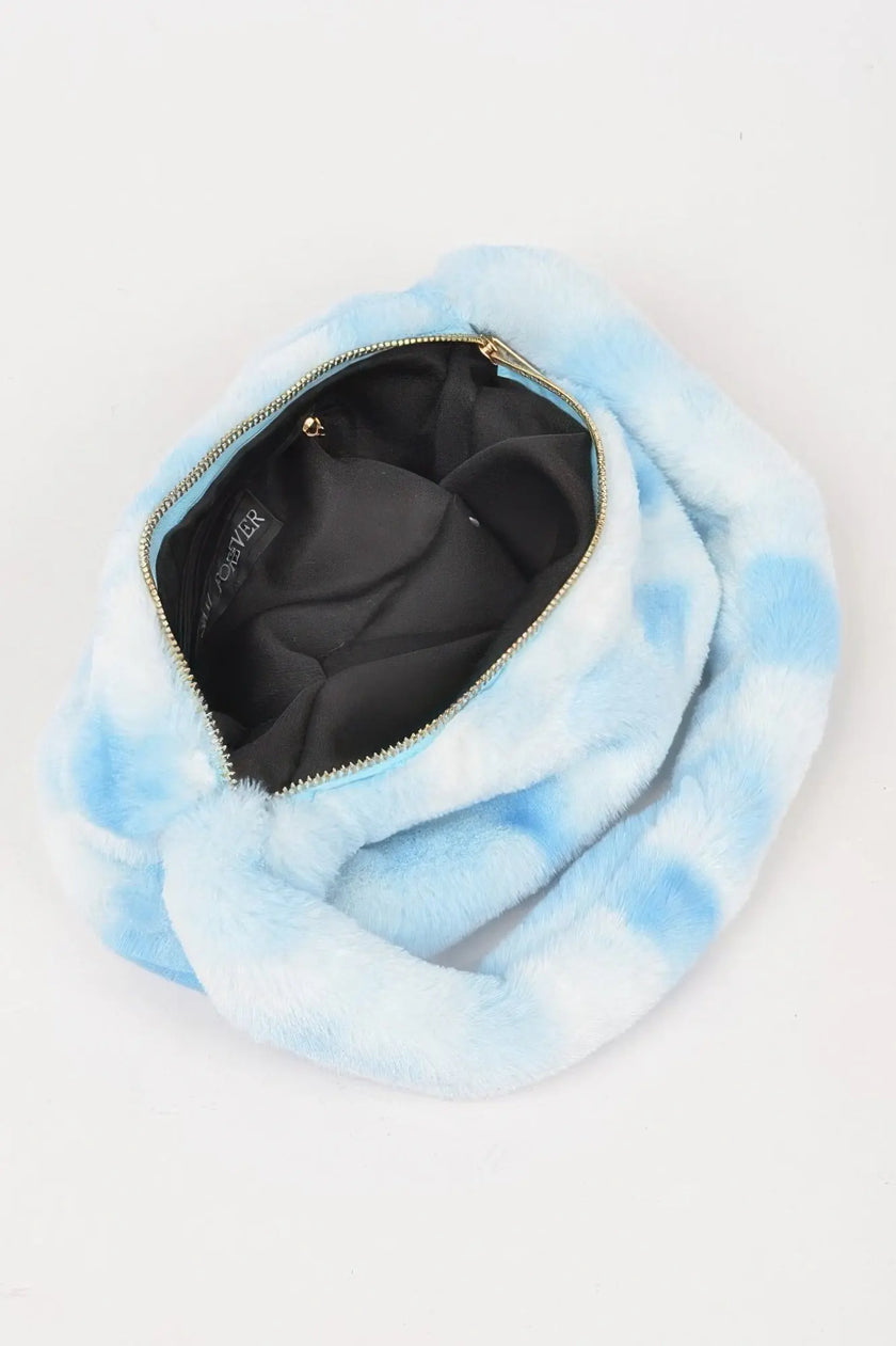 Tie Dye Fur Shoulder Bag  Style Ratio