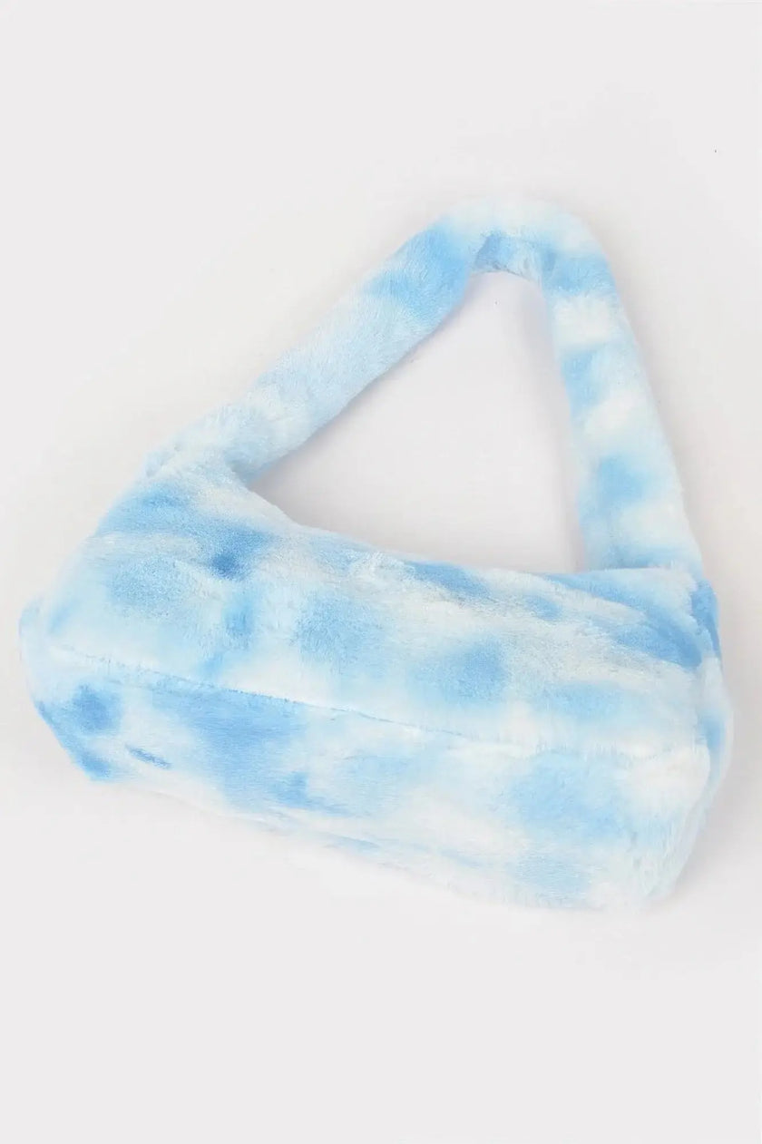 Tie Dye Fur Shoulder Bag  Style Ratio