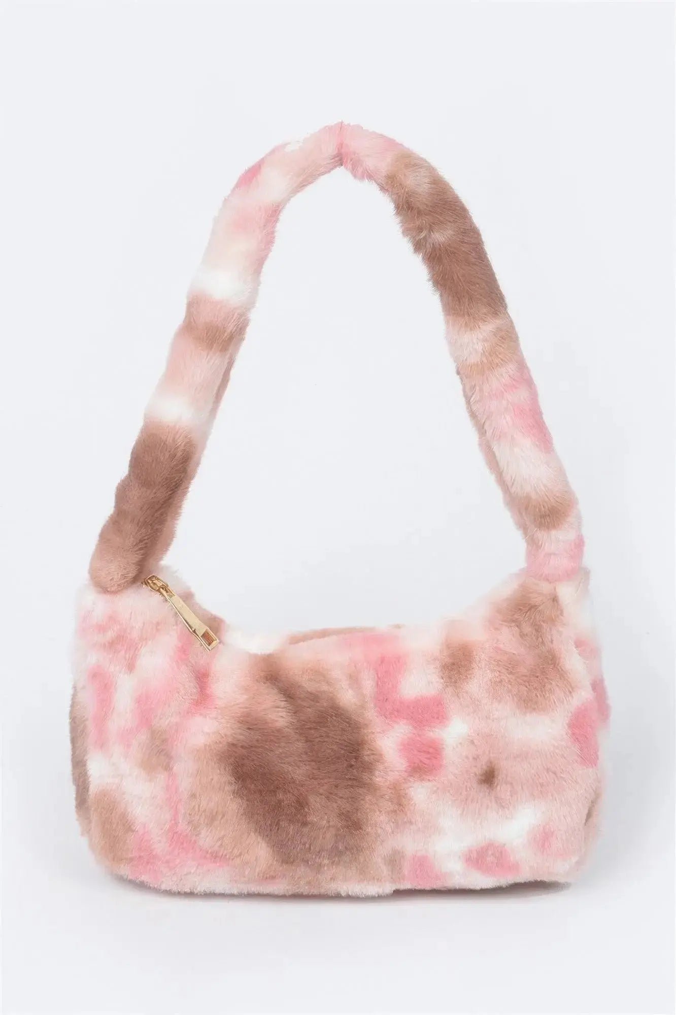 Tie Dye Fur Shoulder Bag  Style Ratio