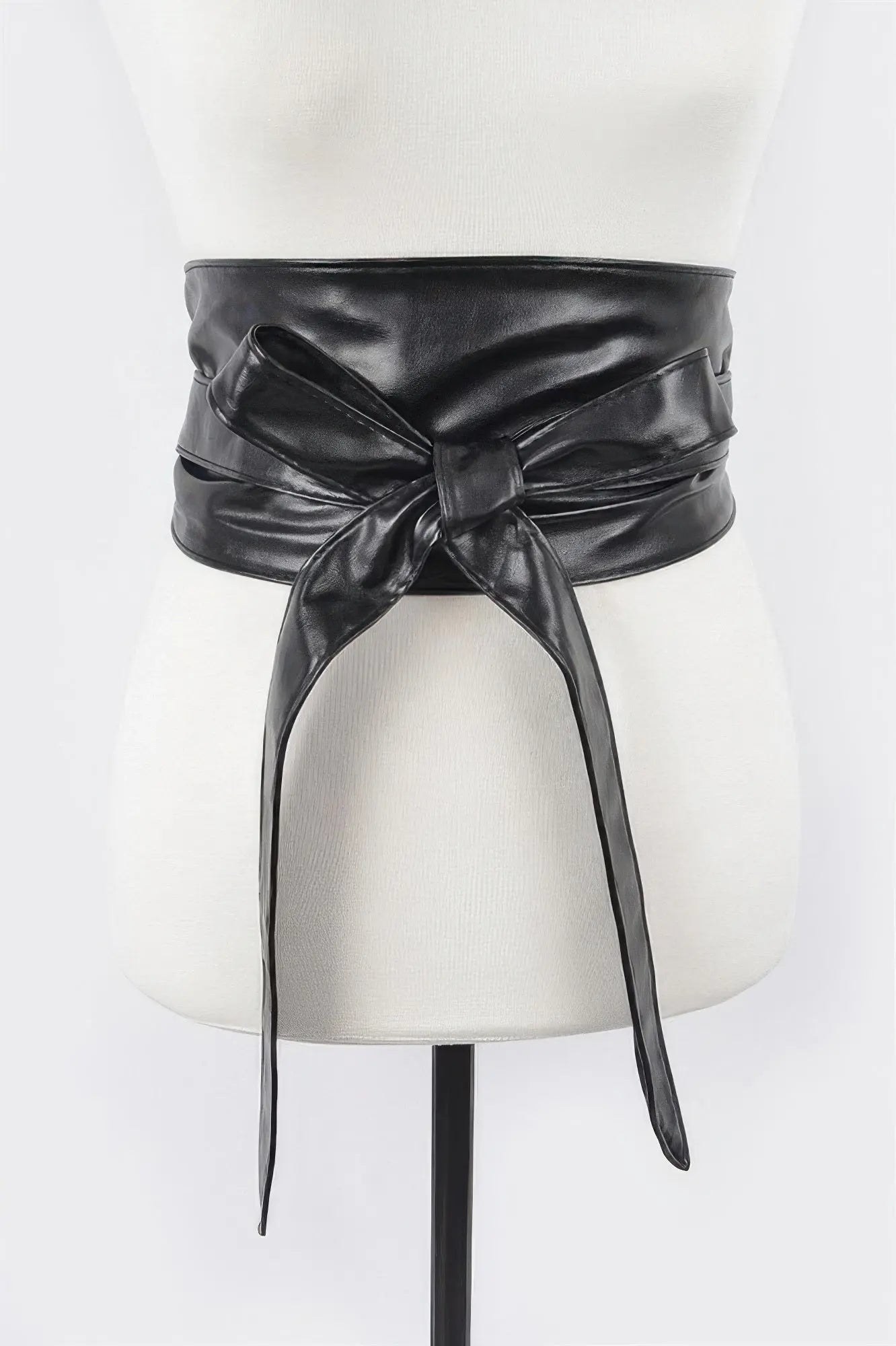 Tie Front Leather Belt  Style Ratio