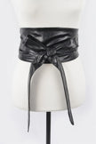 Tie Front Leather Belt  Style Ratio