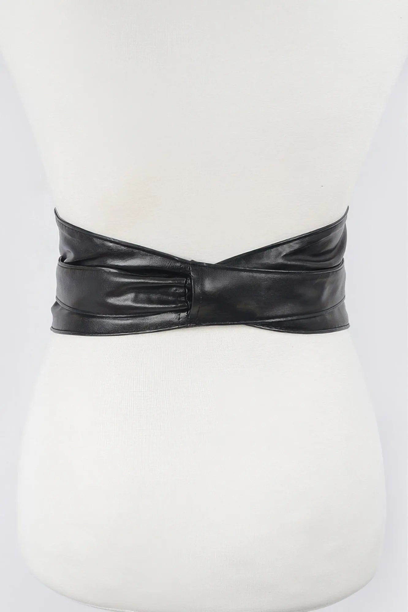 Tie Front Leather Belt  Style Ratio