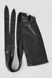 Tie Front Leather Belt  Style Ratio