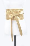 Tie Front Leather Belt  Style Ratio