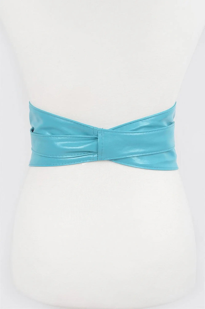 Tie Front Leather Belt  Style Ratio
