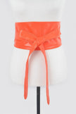Tie Front Leather Belt  Style Ratio