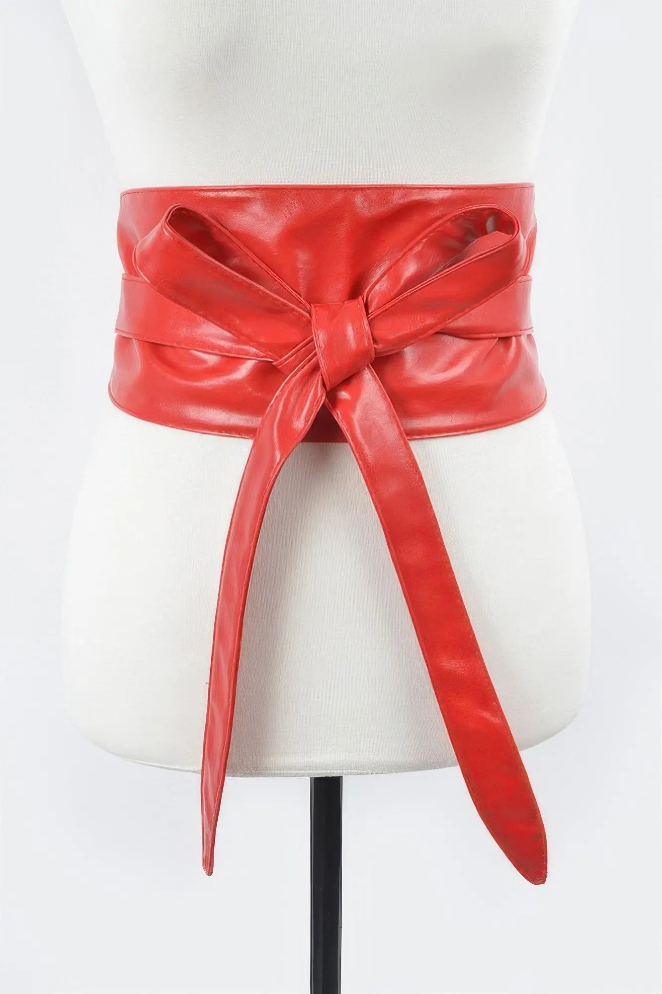 Tie Front Leather Belt  Style Ratio